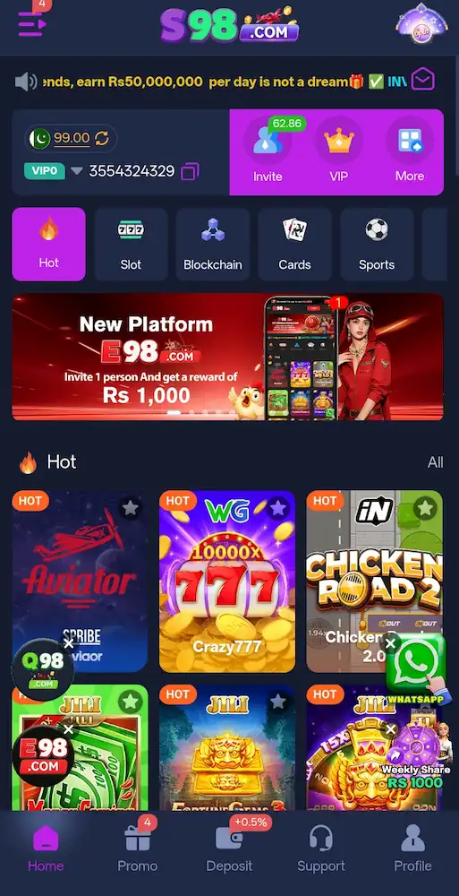 s98 game Download