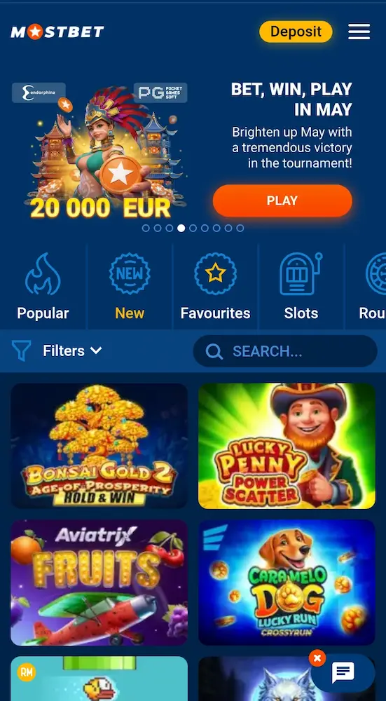 MostBet Game APK